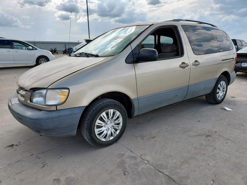 TOYOTA SIENNA LE 2000 beige  gas 4T3ZF13C2YU218417 photo #1