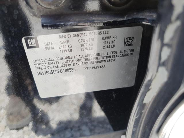 2015 CHEVROLET IMPALA LTZ - 1G1155SL0FU100586