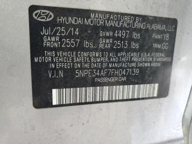 2015 HYUNDAI SONATA 5NPE34AF7FH047139