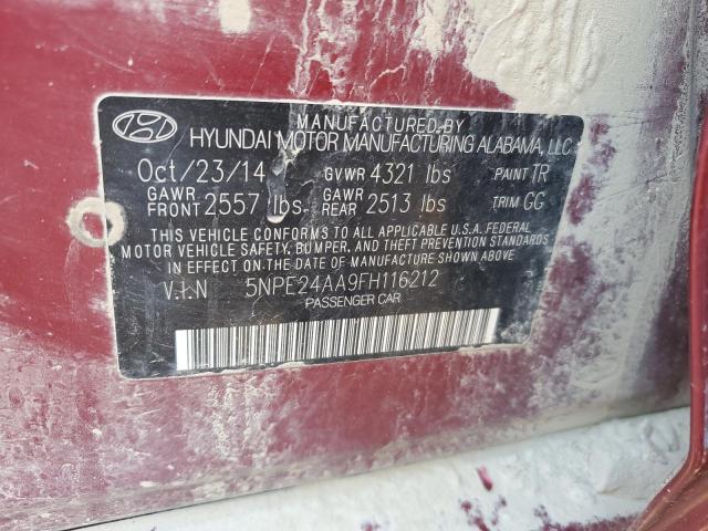 2015 HYUNDAI SONATA ECO 5NPE24AA9FH116212