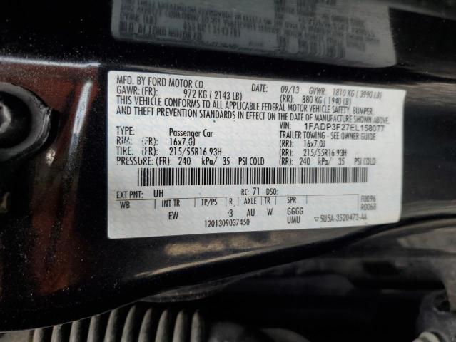 2014 FORD FOCUS SE - 1FADP3F27EL158077