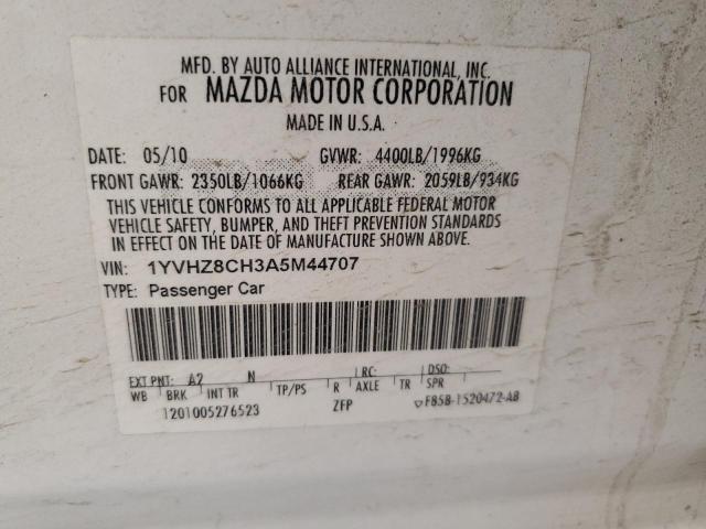 2010 MAZDA 6 I - 1YVHZ8CH3A5M44707