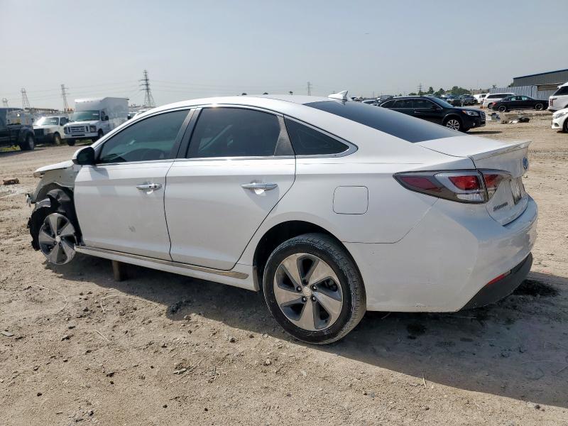 HYUNDAI SONATA HYB 2017 white  hybrid engine KMHE34L11HA046124 photo #3