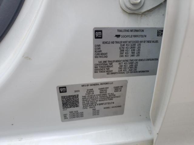 2024 CHEVROLET SILVERADO - 1GC4YLEY8RF273174