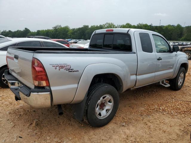 TOYOTA TACOMA ACC 2007 silver club cab gas 5TEUU42N07Z399914 photo #4