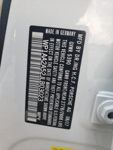 2018 PORSCHE MACAN - WP1AA2A52JLB03023