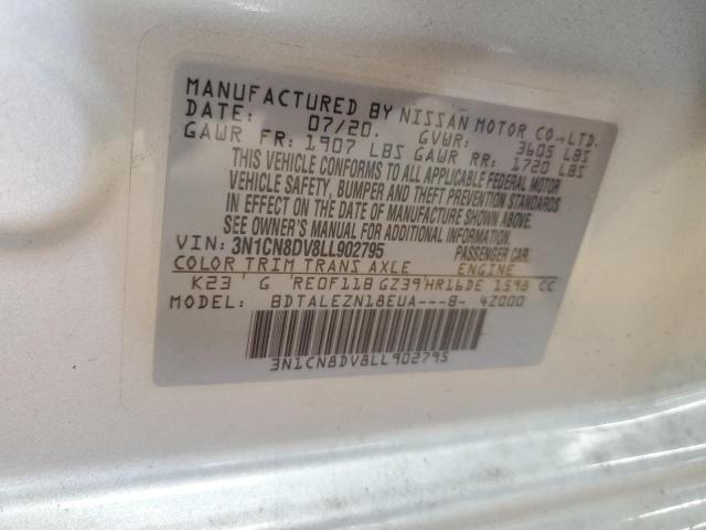 2020 NISSAN VERSA S - 3N1CN8DV8LL902795