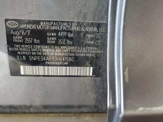 2018 HYUNDAI SONATA SPO - 5NPE34AF9JH641580