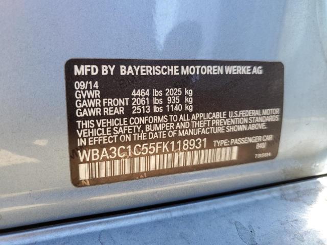 2015 BMW 328 I SULE WBA3C1C55FK118931