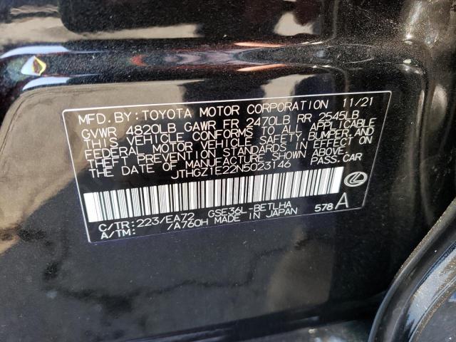 2022 LEXUS IS 350 F S JTHGZ1E22N5023146