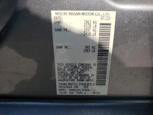 2020 NISSAN ALTIMA S - 1N4BL4BV7LC266852