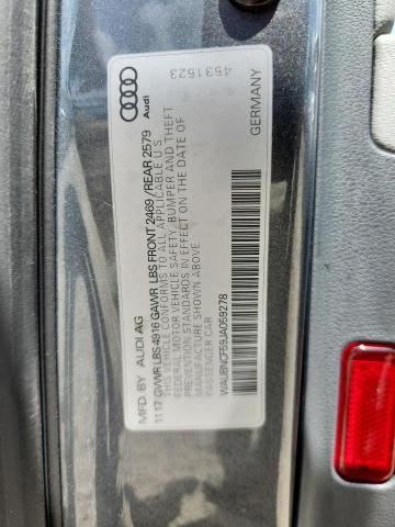 2018 AUDI A5 PREMIUM WAUBNCF59JA059278