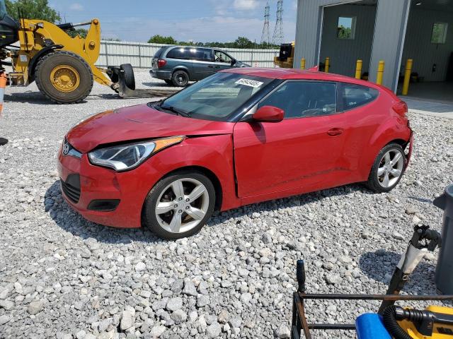 HYUNDAI VELOSTER 2015 red  gas KMHTC6AD0FU229798 photo #1