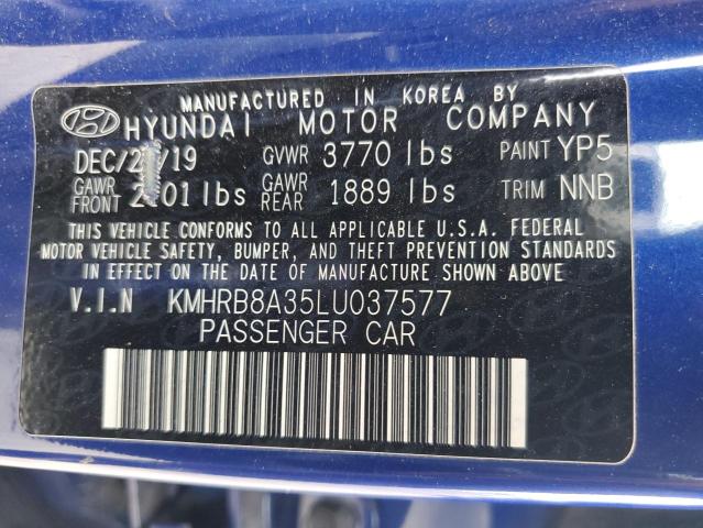 2020 HYUNDAI VENUE SE - KMHRB8A35LU037577