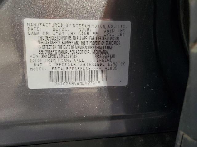 2021 NISSAN KICKS S 3N1CP5BV8ML477642