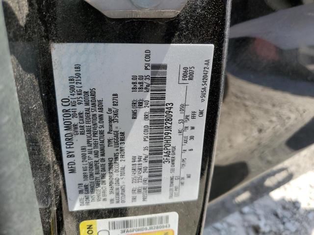 2018 FORD FUSION SE - 3FA6P0HD9JR280943