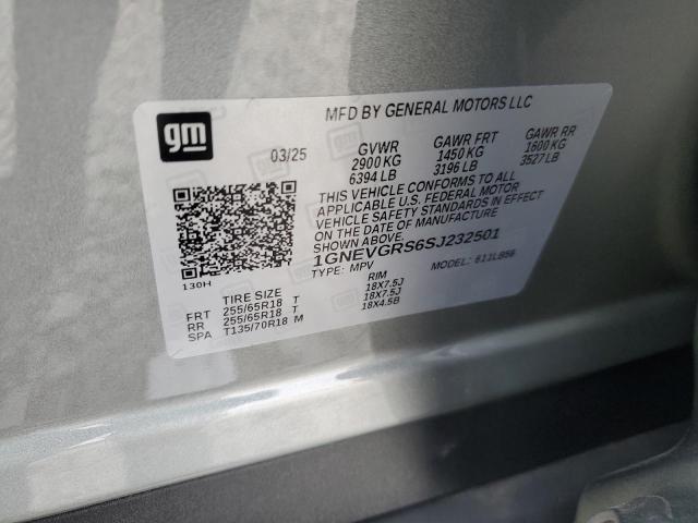 2025 CHEVROLET TRAVERSE L 1GNEVGRS6SJ232501