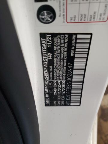 2022 MERCEDES-BENZ E 350 4MAT - W1KZF8EB3NB026947