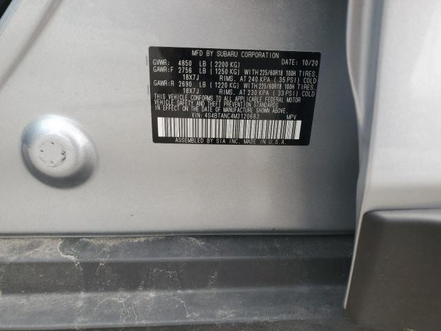 2021 SUBARU OUTBACK LI 4S4BTANC4M3120683