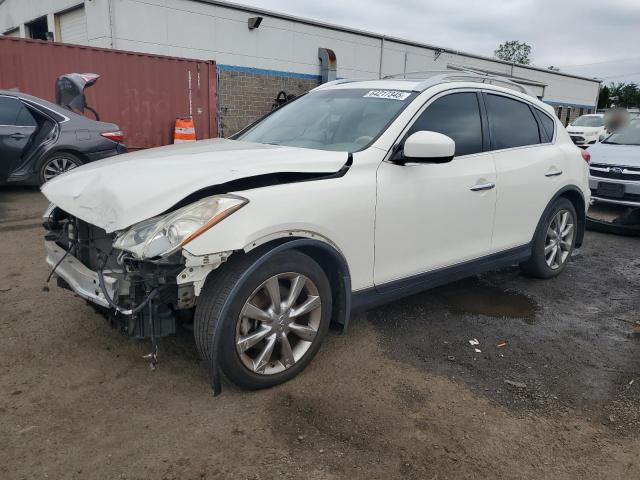 INFINITI EX35 BASE 2011 white  gas JN1AJ0HR4BM855139 photo #1