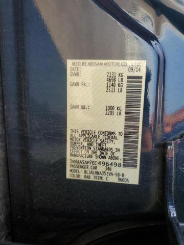 2014 NISSAN MAXIMA S - 1N4AA5AP7EC496498