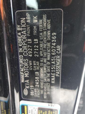 2020 KIA STINGER KNAE15LA5L6074369