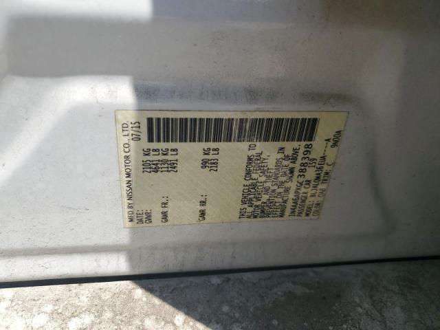 2016 NISSAN MAXIMA 3.5 1N4AA6APXGC388398
