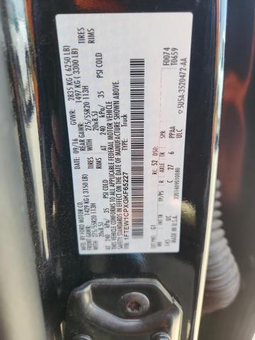 2016 FORD F150 SUPER - 1FTEW1CPXGKF65227