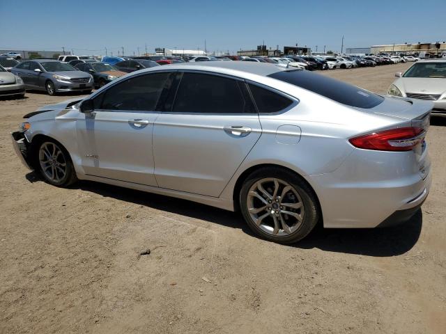 FORD FUSION TIT 2019 silver  hybrid engine 3FA6P0RU8KR273014 photo #3
