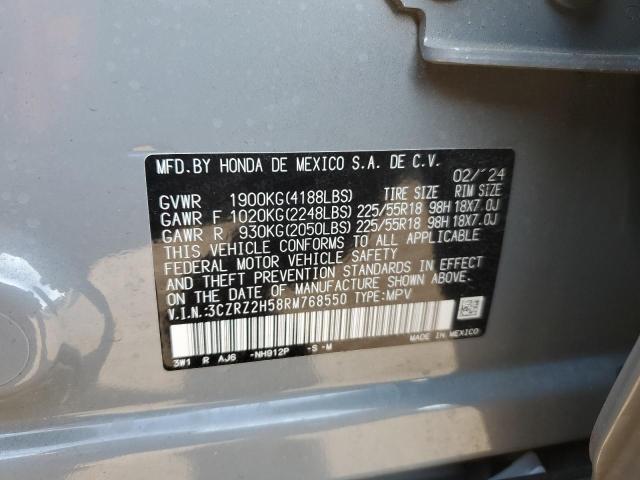 2024 HONDA HR-V SPORT 3CZRZ2H58RM768550
