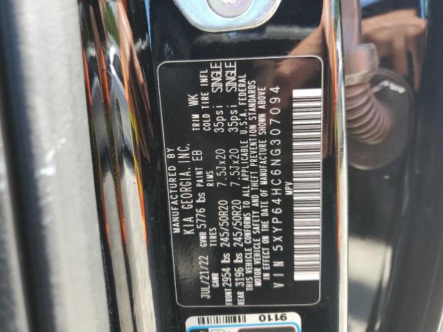 2022 KIA TELLURIDE 5XYP64HC6NG307094
