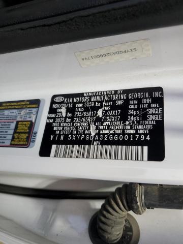 2016 KIA SORENTO LX - 5XYPGDA32GG001794