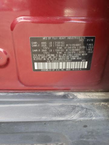 2016 SUBARU OUTBACK 2. - 4S4BSADC0G3280407