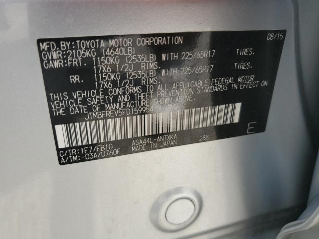 2015 TOYOTA RAV4 LE JTMBFREV5FD159954