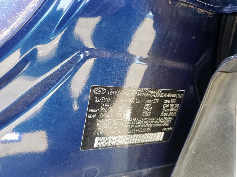 2020 HYUNDAI SANTA FE S - 5NMS23AD6LH153685