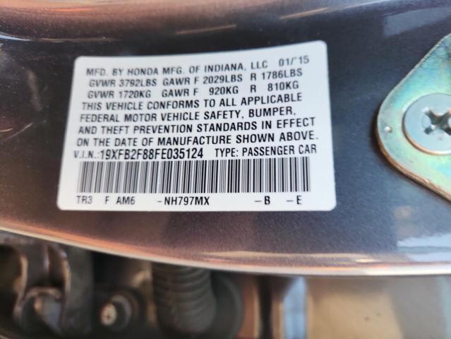2015 HONDA CIVIC EX 19XFB2F88FE035124