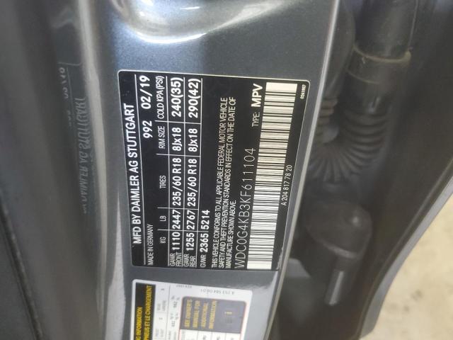 2019 MERCEDES-BENZ GLC 300 4M - WDC0G4KB3KF611104