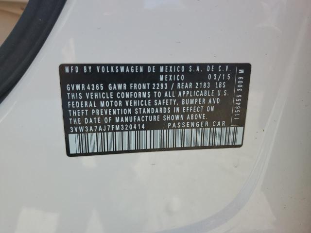 2015 VOLKSWAGEN JETTA TDI 3VW3A7AJ7FM320414