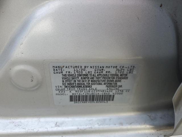 2021 NISSAN VERSA SV 3N1CN8EV0ML828563