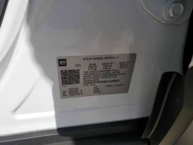 2022 CHEVROLET TRAVERSE L - 1GNERHKW4NJ126561