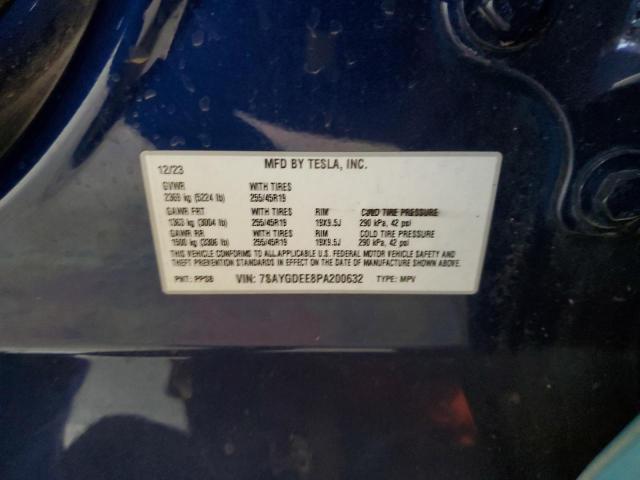 2023 TESLA MODEL Y - 7SAYGDEE8PA200632