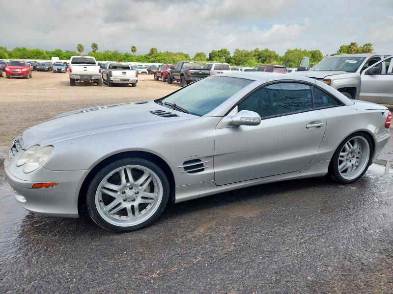 MERCEDES-BENZ SL 500R 2003 silver converti gas WDBSK75F53F016106 photo #1