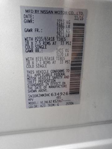 2017 NISSAN PATHFINDER #3230598892