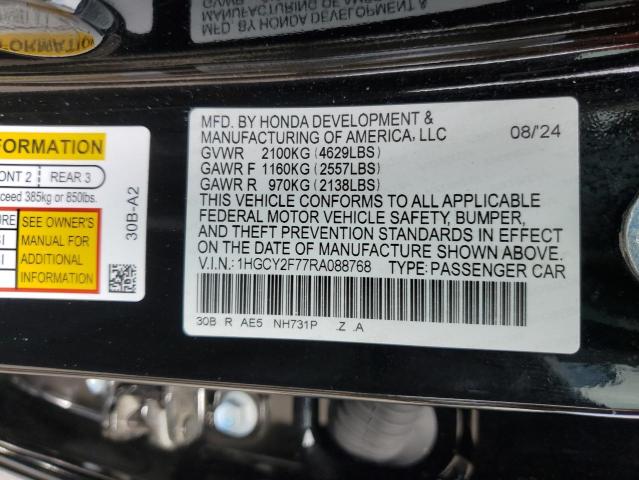 2024 HONDA ACCORD HYBRID SPORT-L 1HGCY2F77RA088768