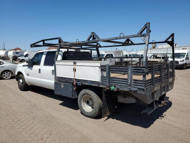 FORD F350 SUPER 2016 white crew cha diesel 1FD8W3GT3GEC24536 photo #4
