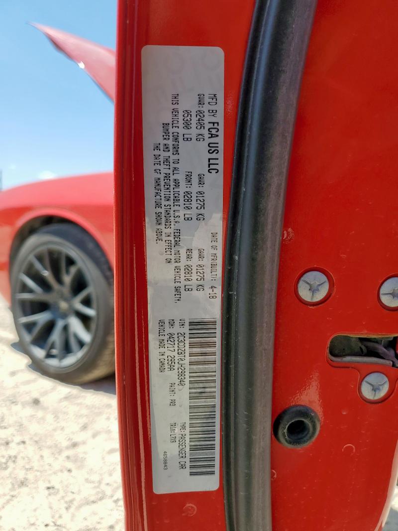 2018 DODGE CHALLENGER 2C3CDZBT0JH298340