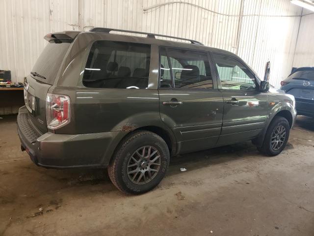 HONDA PILOT EX 2006 green  gas 2HKYF18576H525284 photo #4