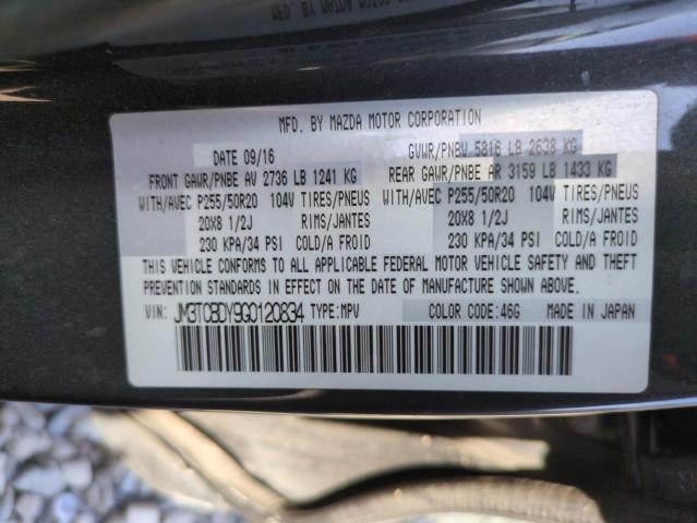 2016 MAZDA CX-9 GRAND - JM3TCBDY9G0120834