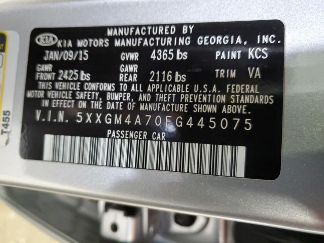 2015 KIA OPTIMA LX 5XXGM4A70FG445075