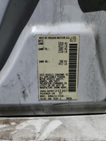 2015 NISSAN ALTIMA 2.5 - 1N4AL3AP4FC252307